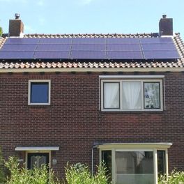 Zonnepanelen op dak Aalsmeer